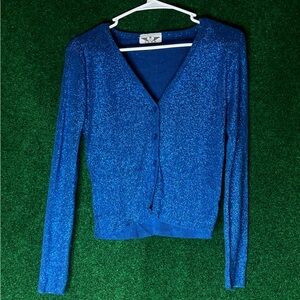 B. Coz 2000 Sparkling Blue Cardigan